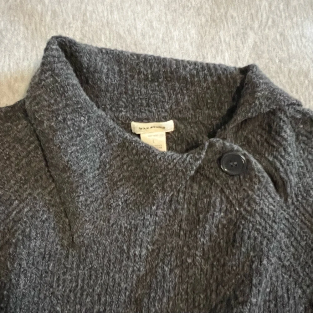 Max Studio Gray Tunic Sweater with Turtleneck